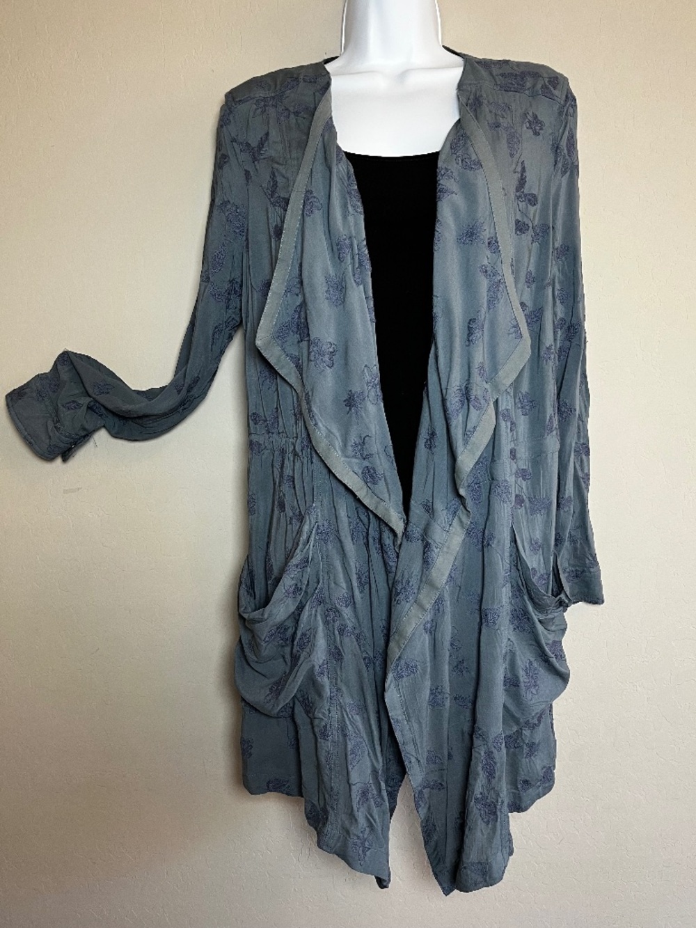 Anthropologie Hei Hei Periwinkle Blue Jacket Size Small